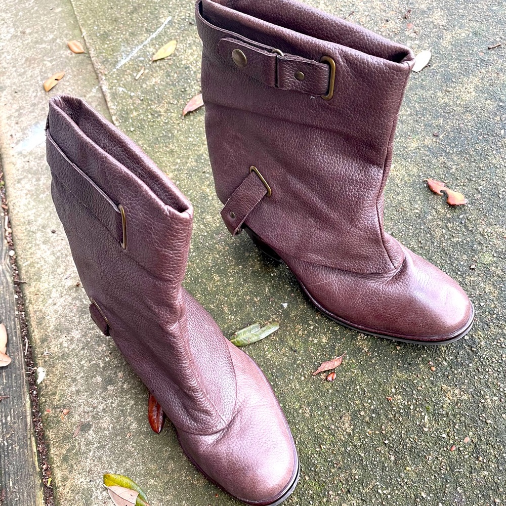 Matisse Brown Leather Boots. 6.5